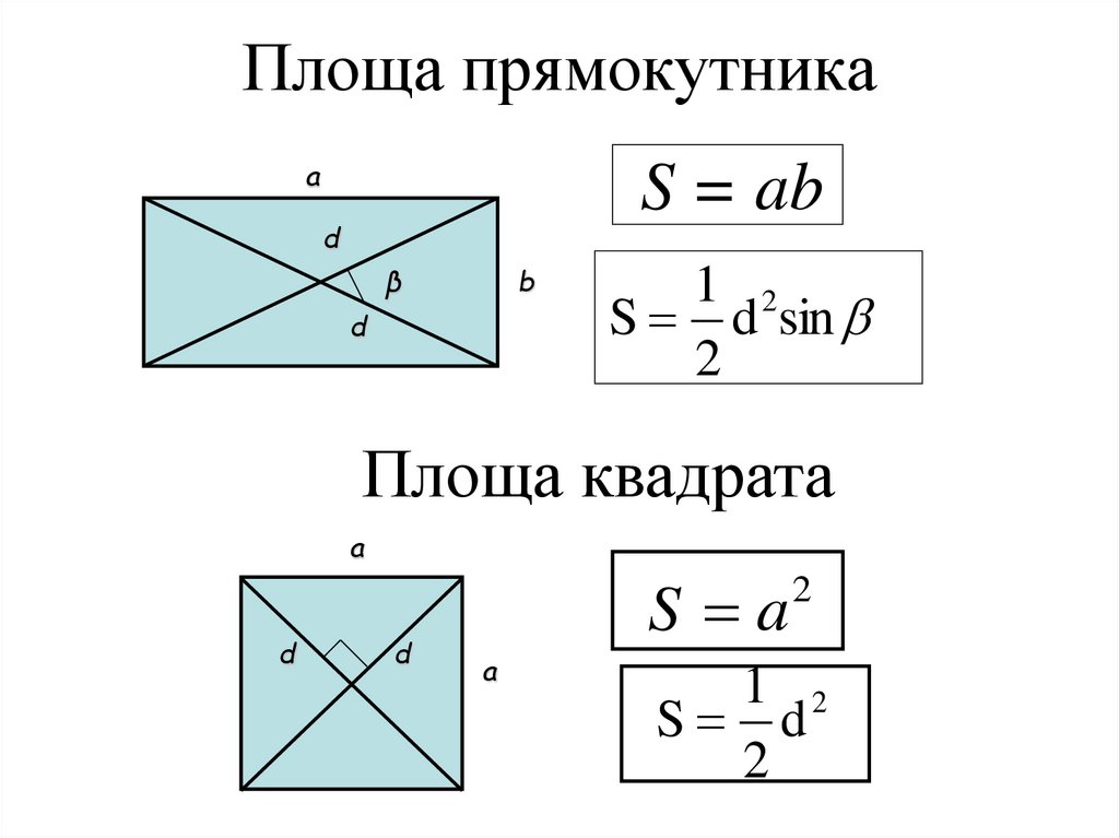 Площа прямокутника