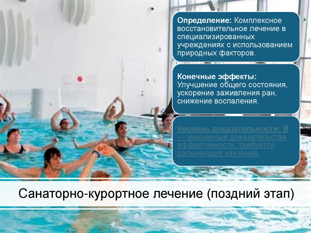 Санаторно-курортное лечение (поздний этап)