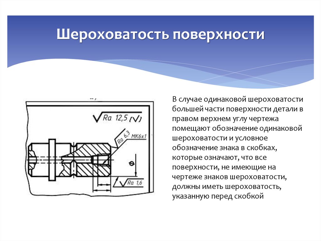 Шероховатость поверхности