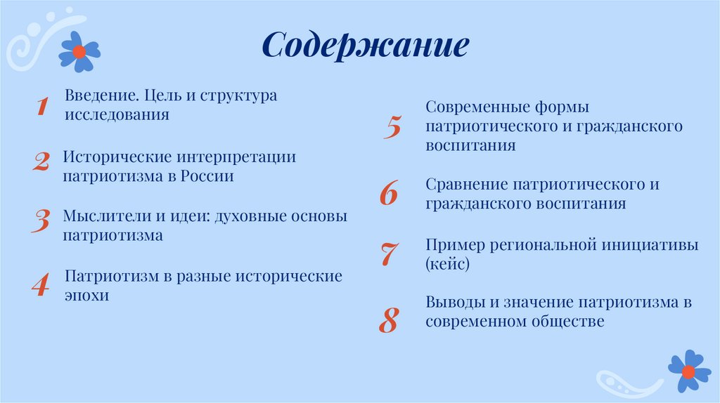 Содержание