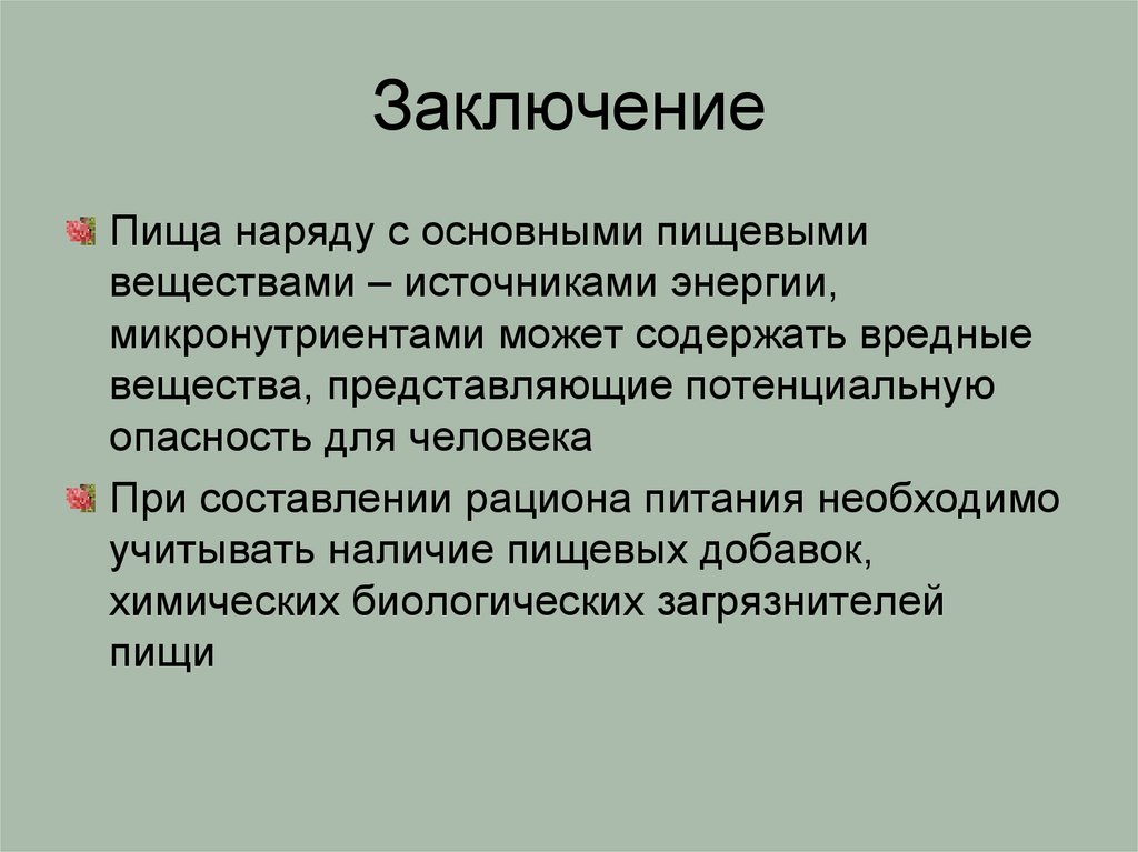 Заключение