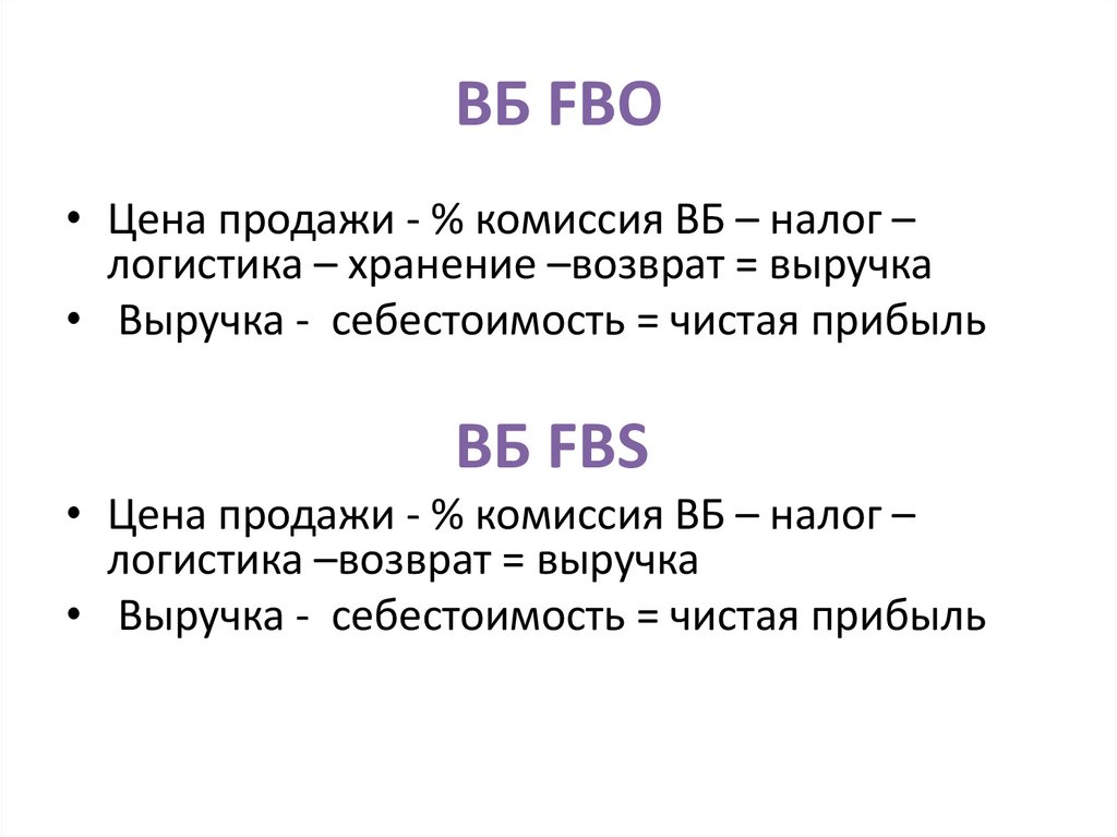 ВБ FBO