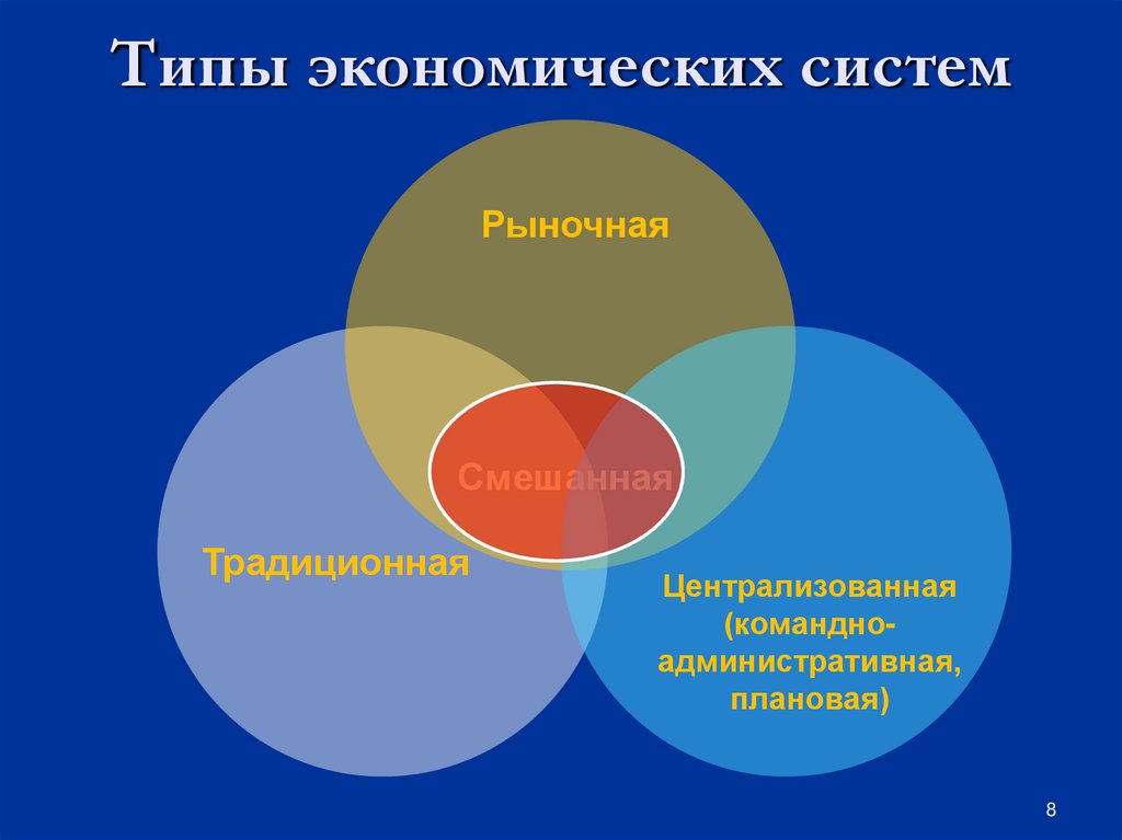 Типы экономических систем