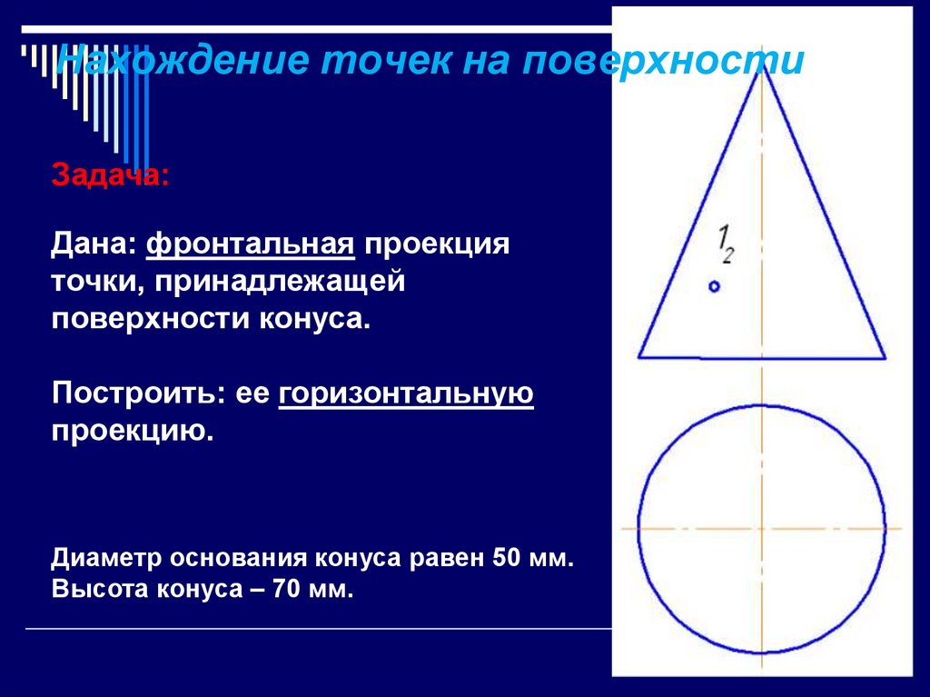 Нахождение точек на поверхности