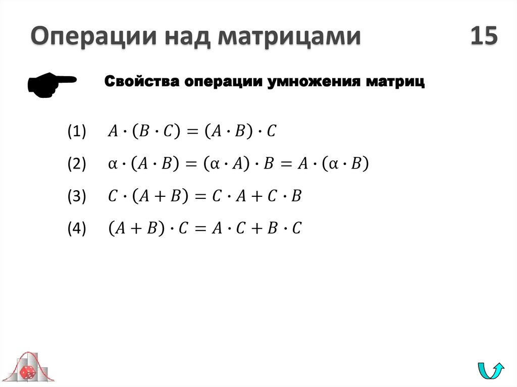 Операции над матрицами 15