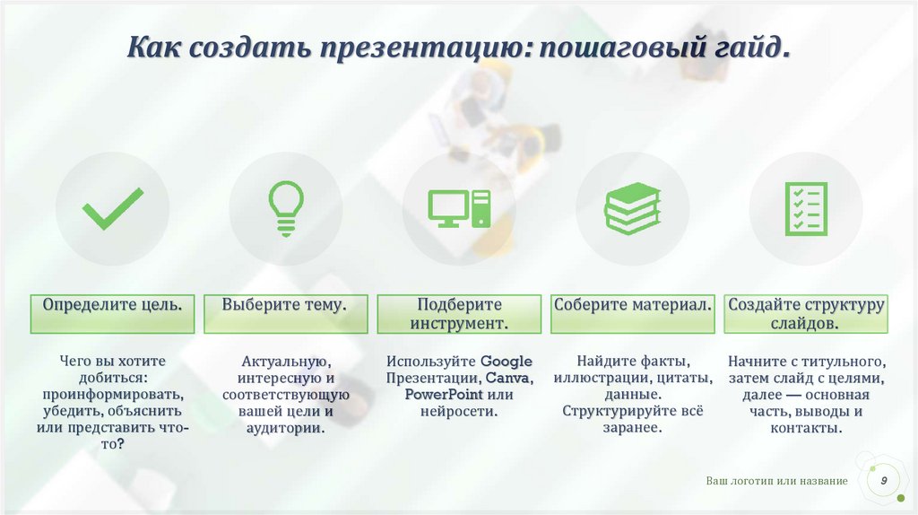 Как создать презентацию: пошаговый гайд.