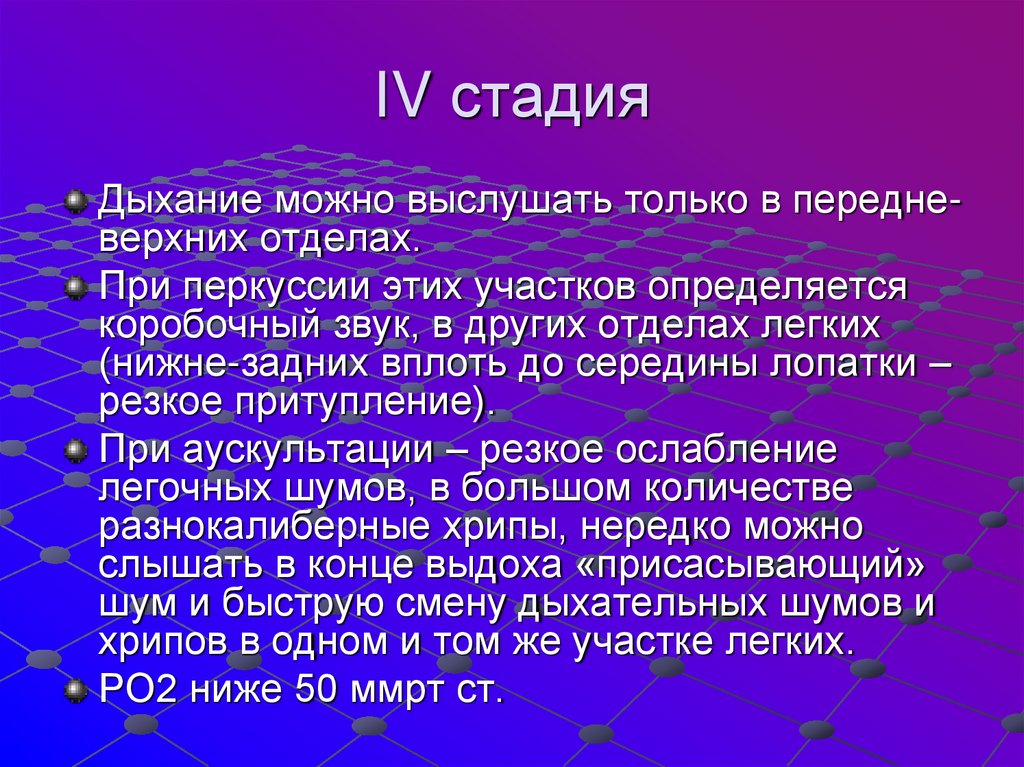IV стадия