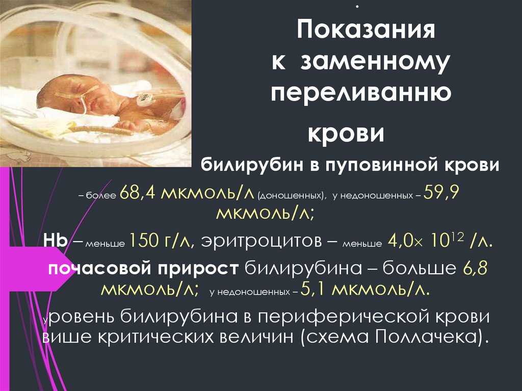 .    Показания к заменному переливанню крови   