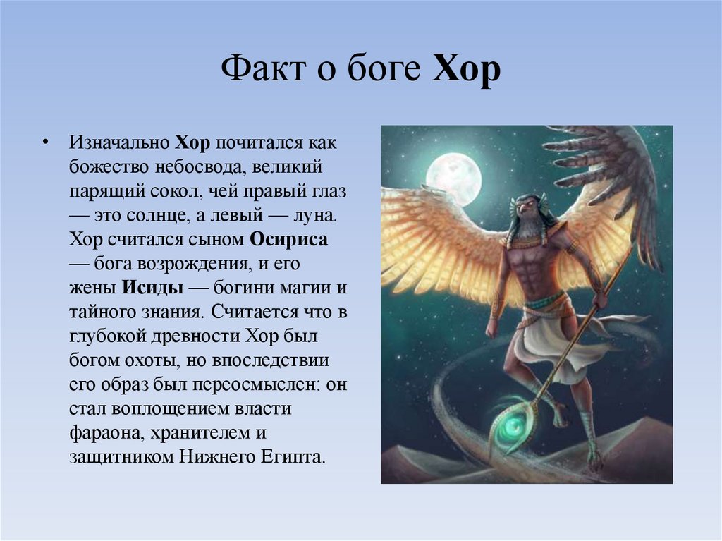 Факт о боге Хор