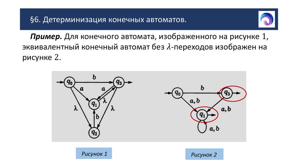 §6. Детерминизация конечных автоматов.