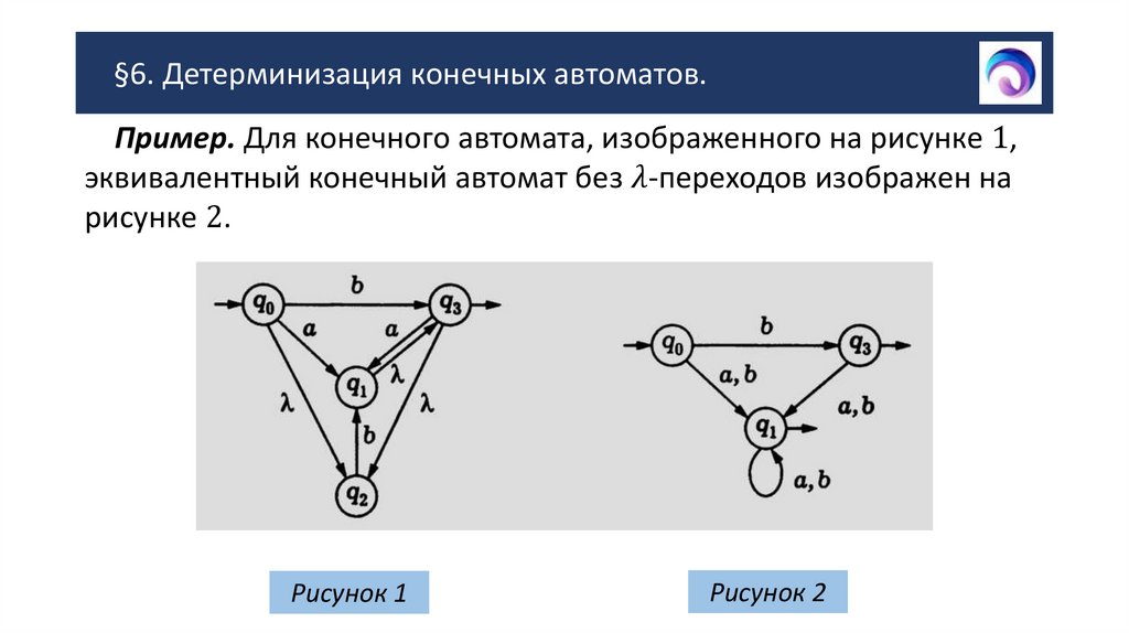 §6. Детерминизация конечных автоматов.