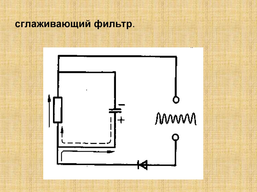 сглаживающий фильтр.