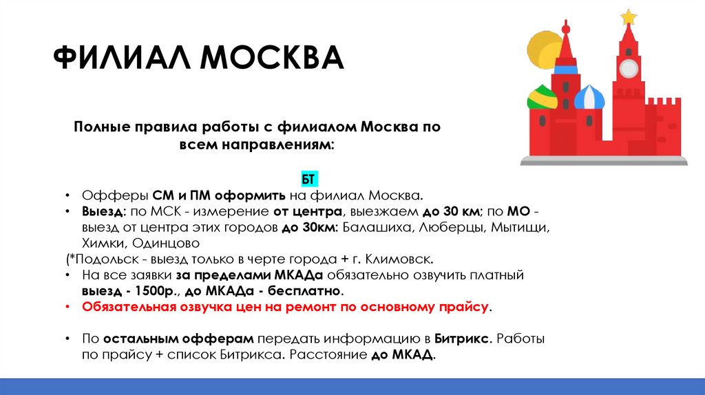 ФИЛИАЛ МОСКВА