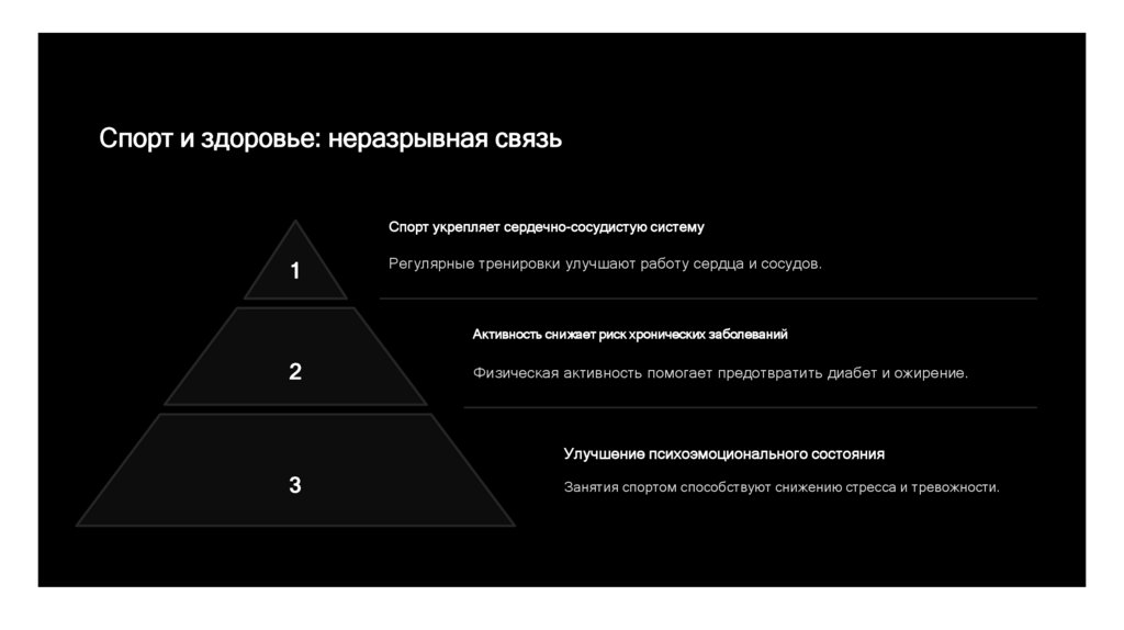 Спорт и здоровье: неразрывная связь