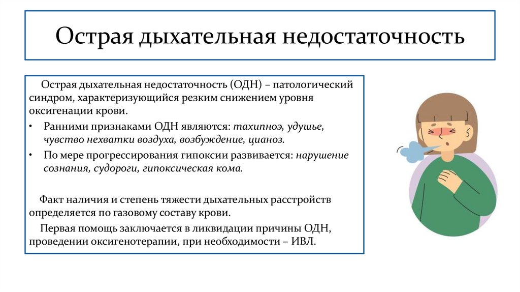 Острая дыхательная недостаточность