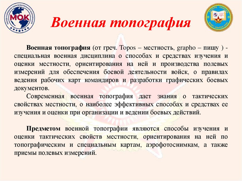 Военная топография