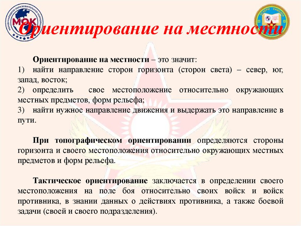 Ориентирование на местности