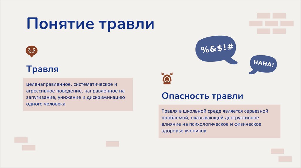 Понятие травли