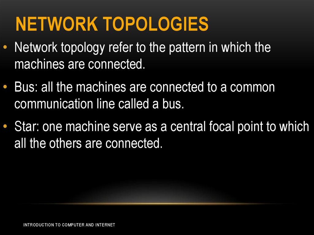 Network Topologies