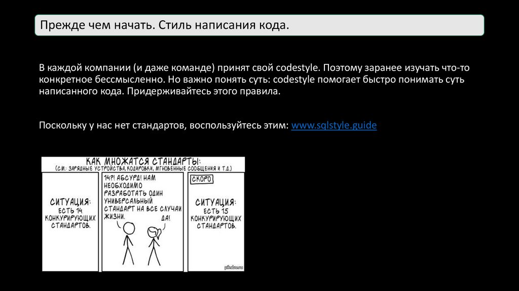 Прежде чем начать. Стиль написания кода.