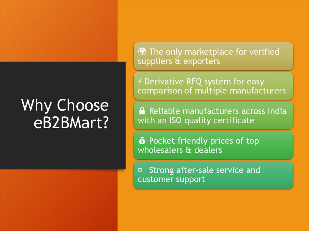 Why Choose eB2BMart?
