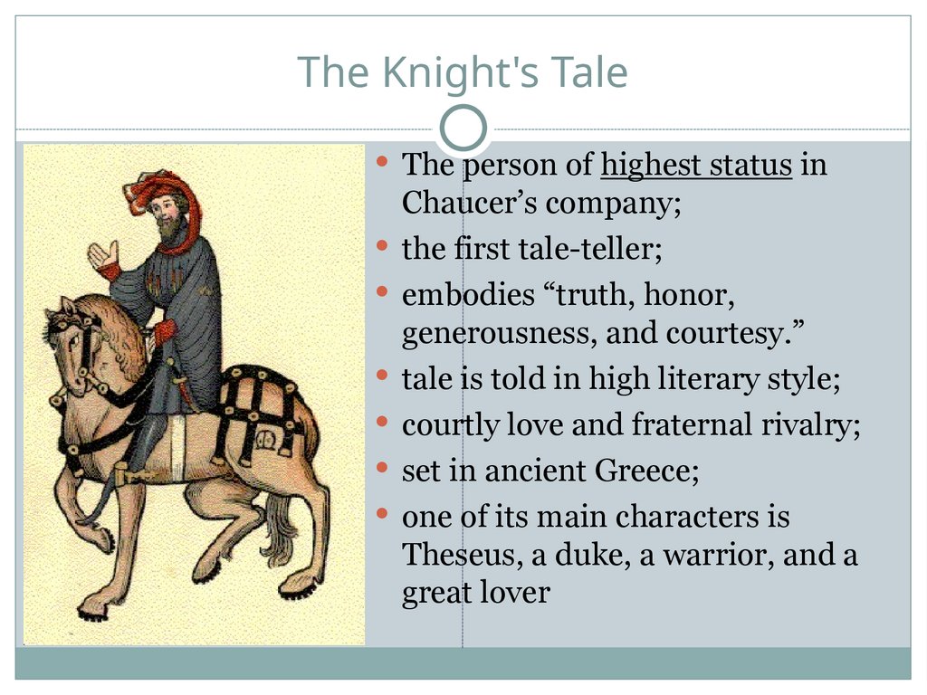The Knight's Tale