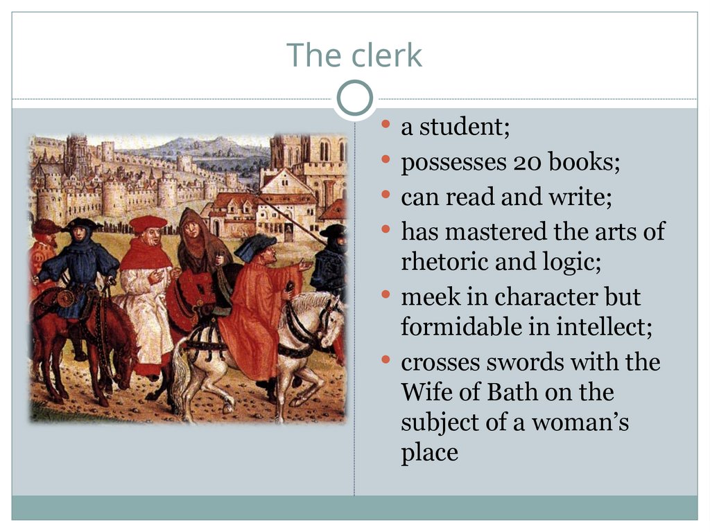 The clerk