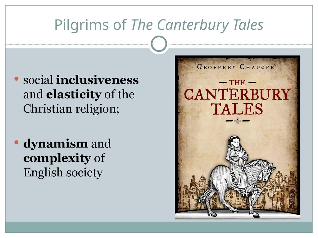 Pilgrims of The Canterbury Tales