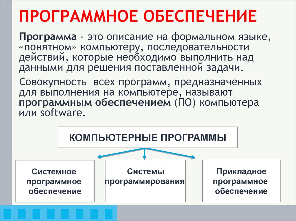 ПРОГРАММНОЕ ОБЕСПЕЧЕНИЕ