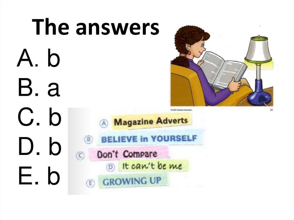 The answers