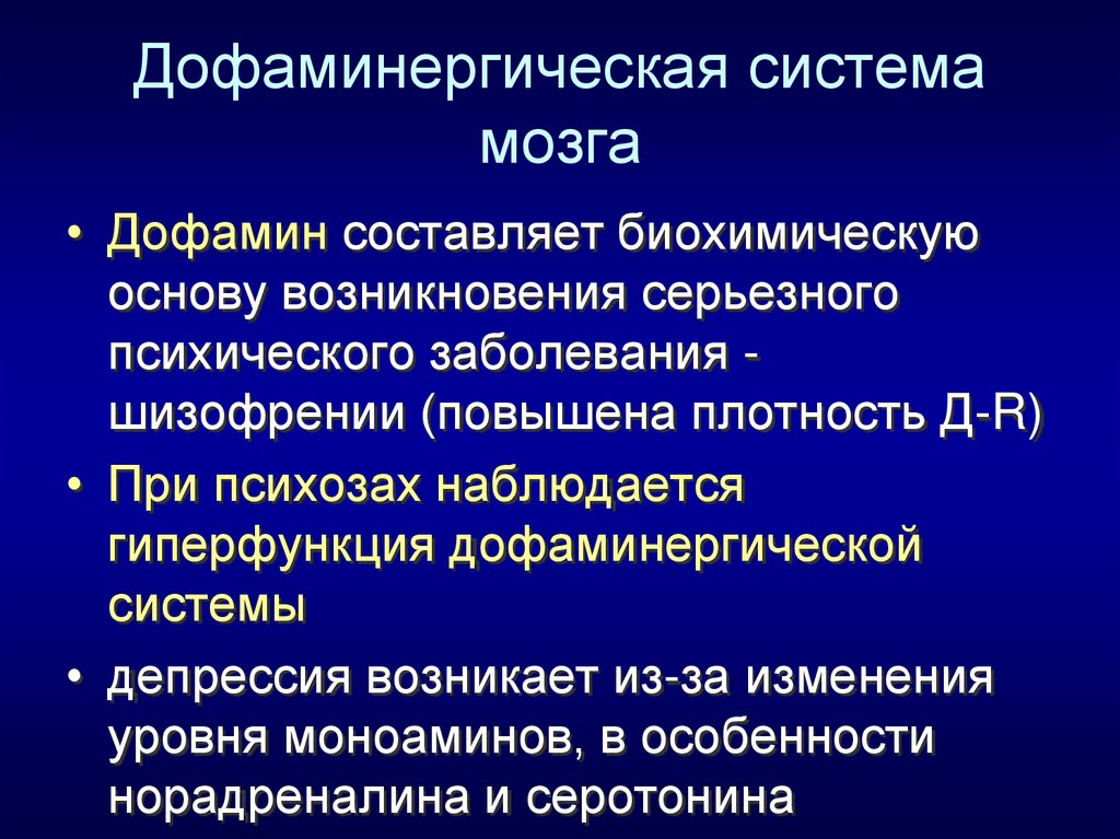 Дофаминергическая система мозга