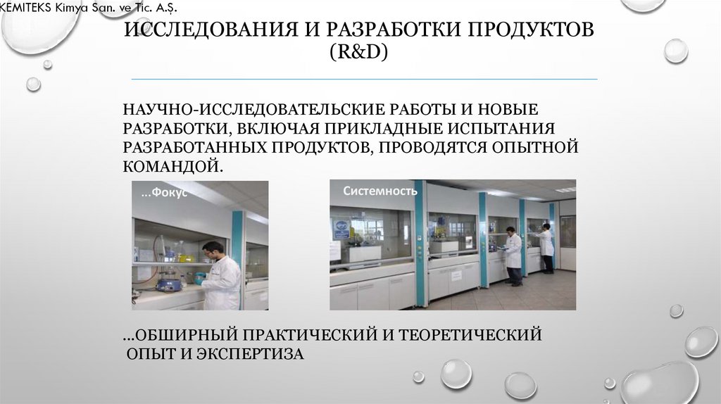 Исследования и разработки продуктов (R&D)