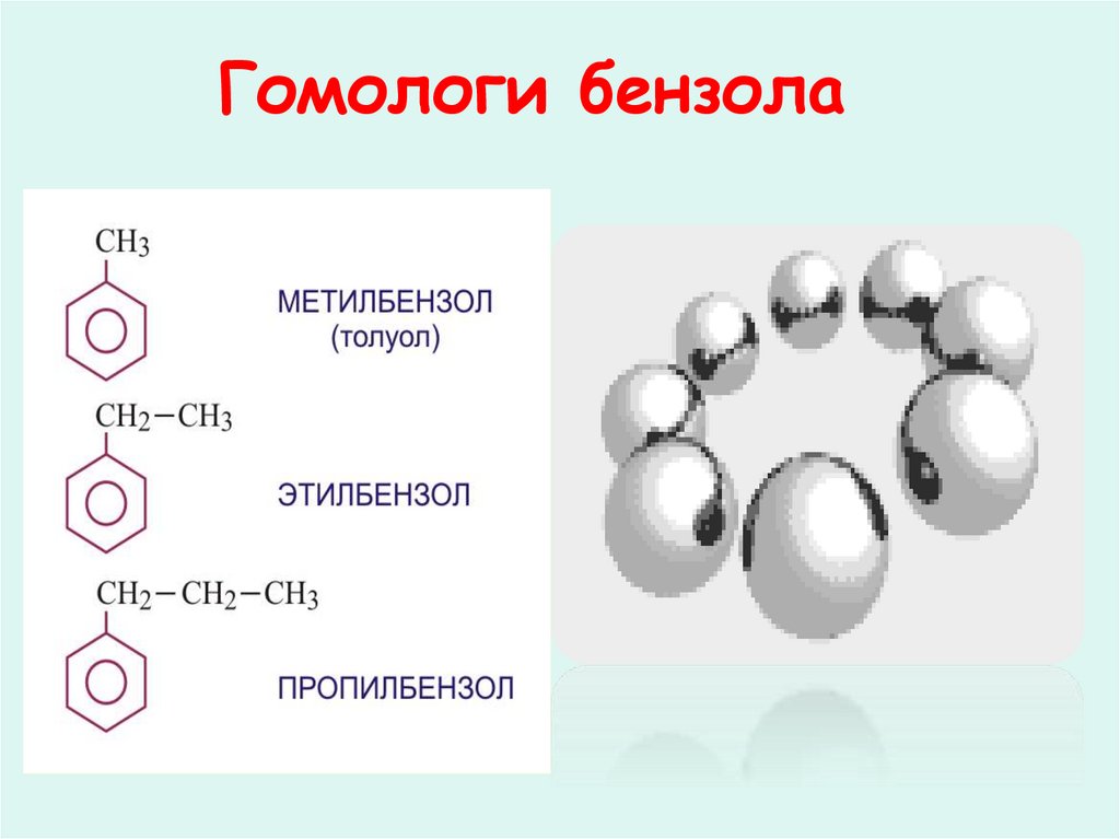 Гомологи бензола