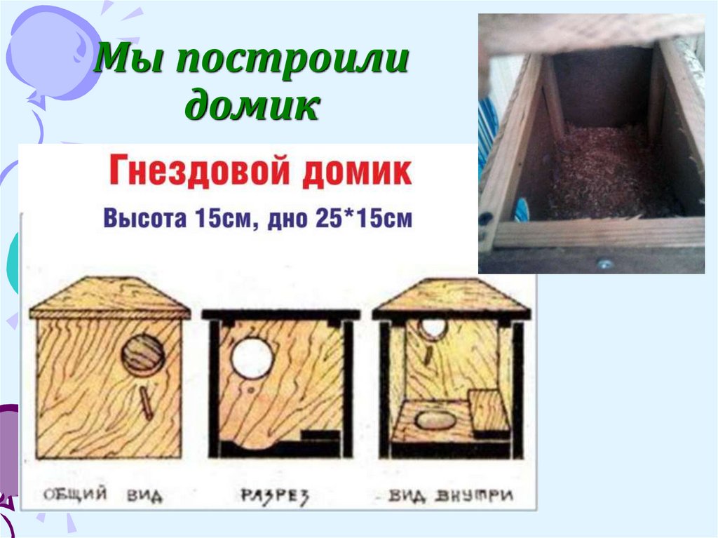 Мы построили домик