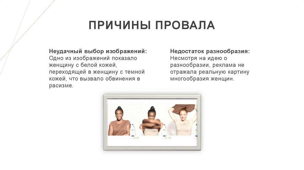 Причины провала