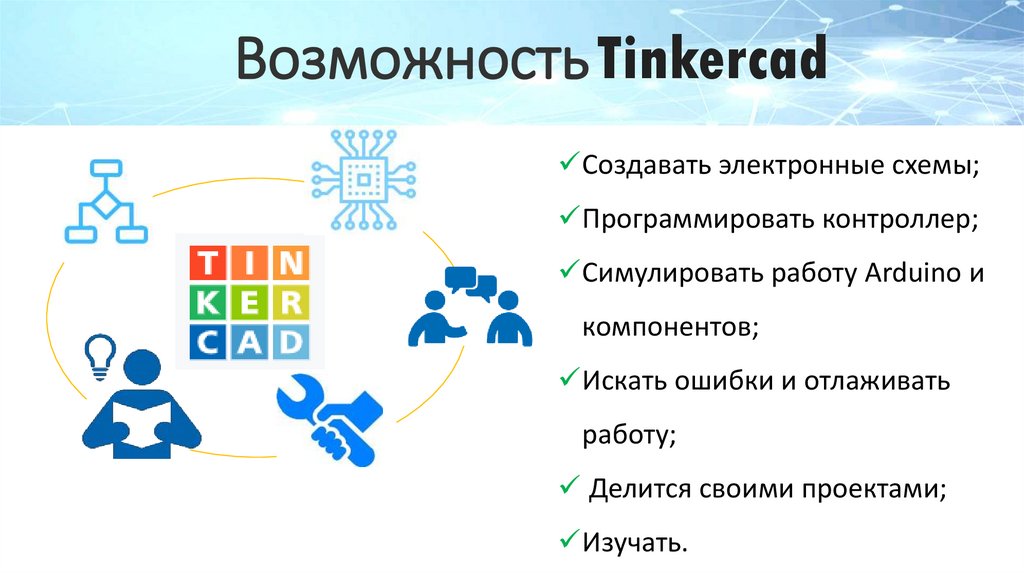 Возможность Tinkercad
