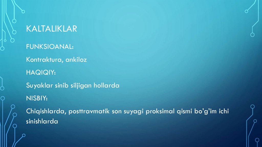 kaltaliklar
