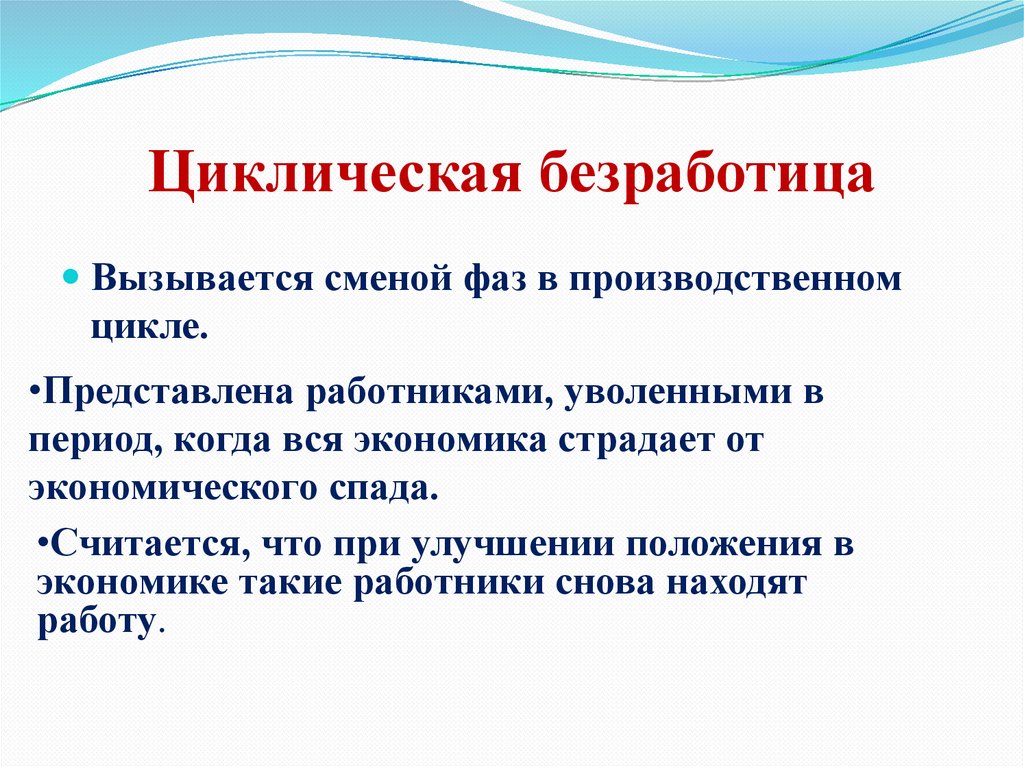 Циклическая безработица