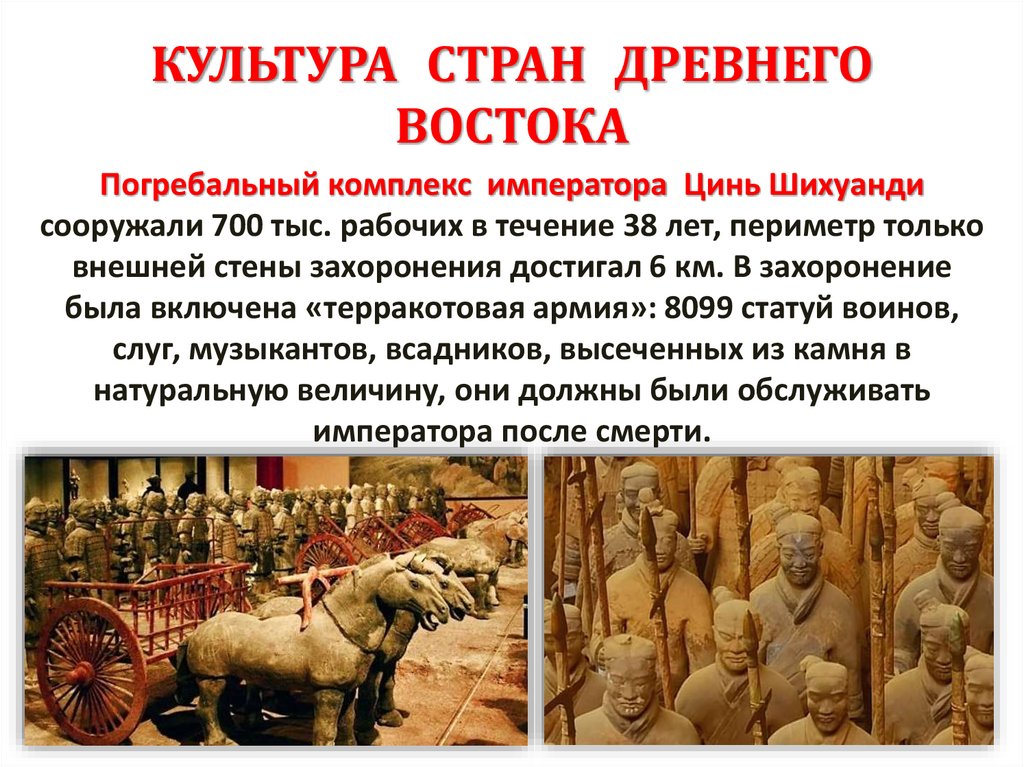 КУЛЬТУРА СТРАН ДРЕВНЕГО ВОСТОКА