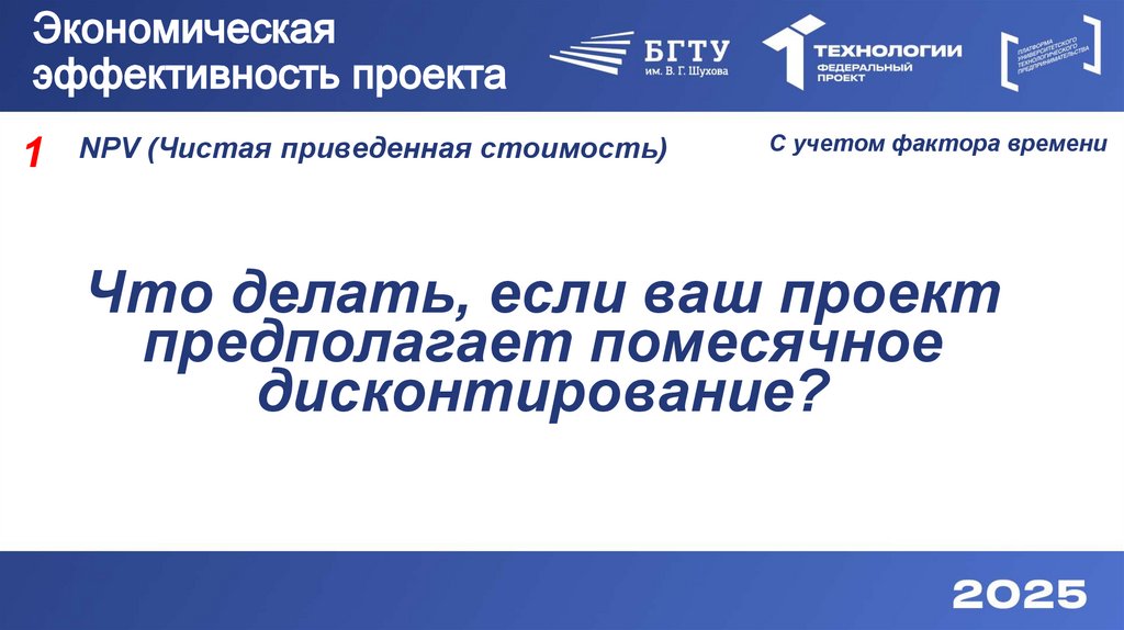 Экономическая эффективность проекта