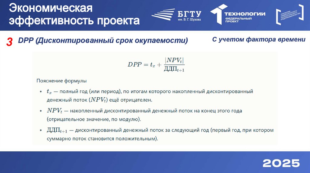 Экономическая эффективность проекта