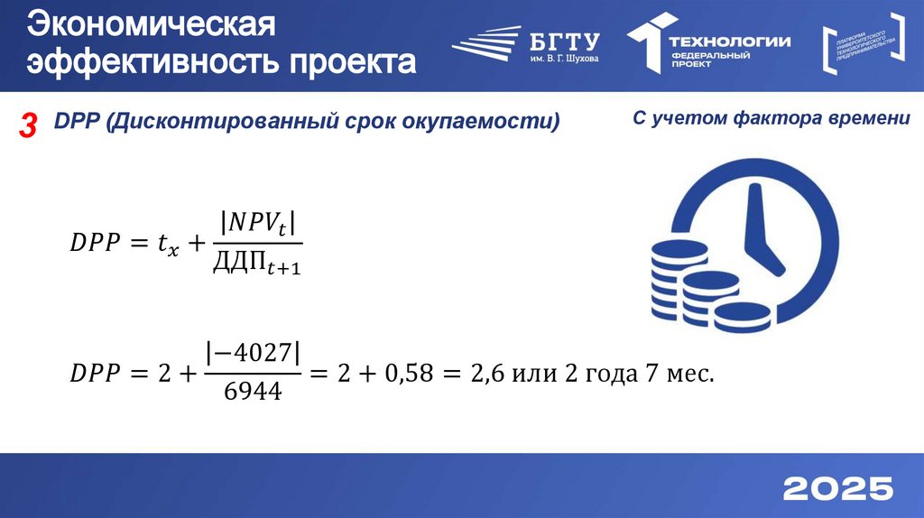 Экономическая эффективность проекта