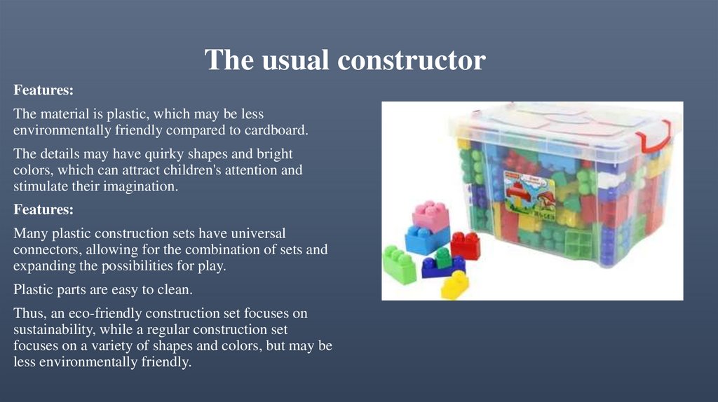The usual constructor
