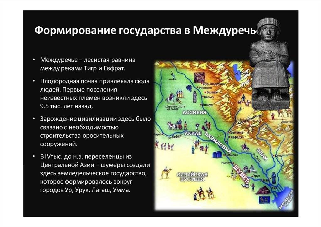 Формирование государства в Междуречье