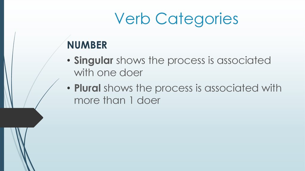 Verb Categories