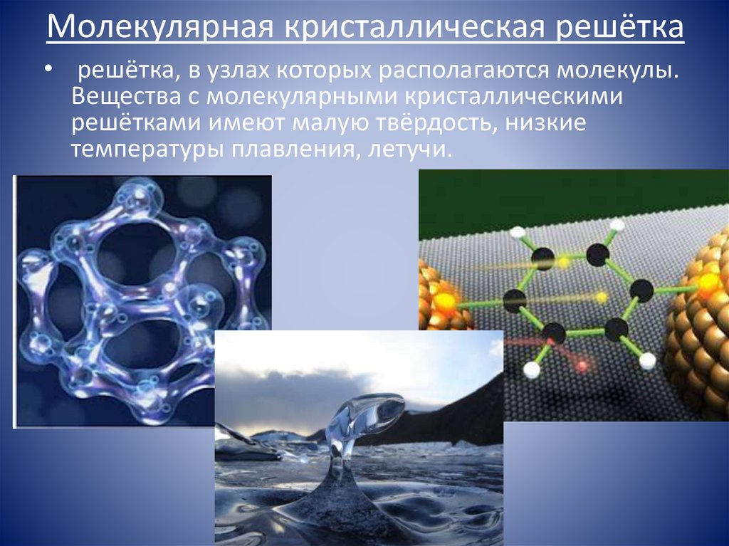 Молекулярная кристаллическая решётка