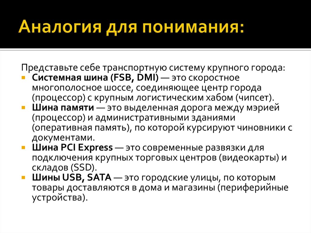 Аналогия для понимания: