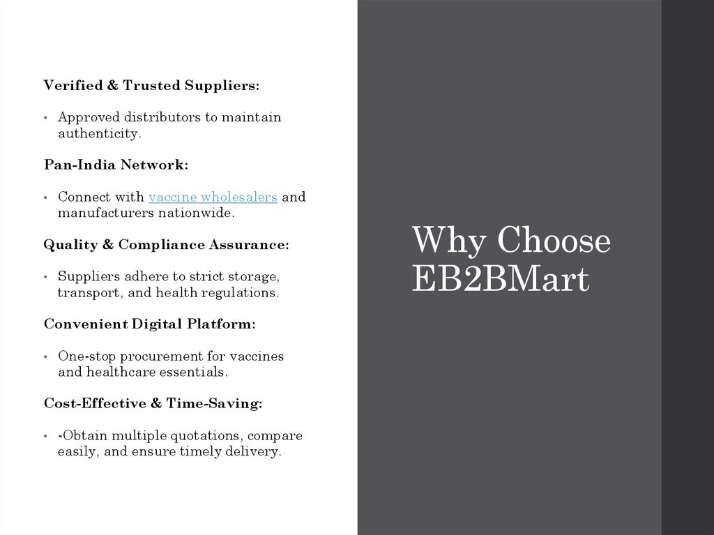 Why Choose EB2BMart