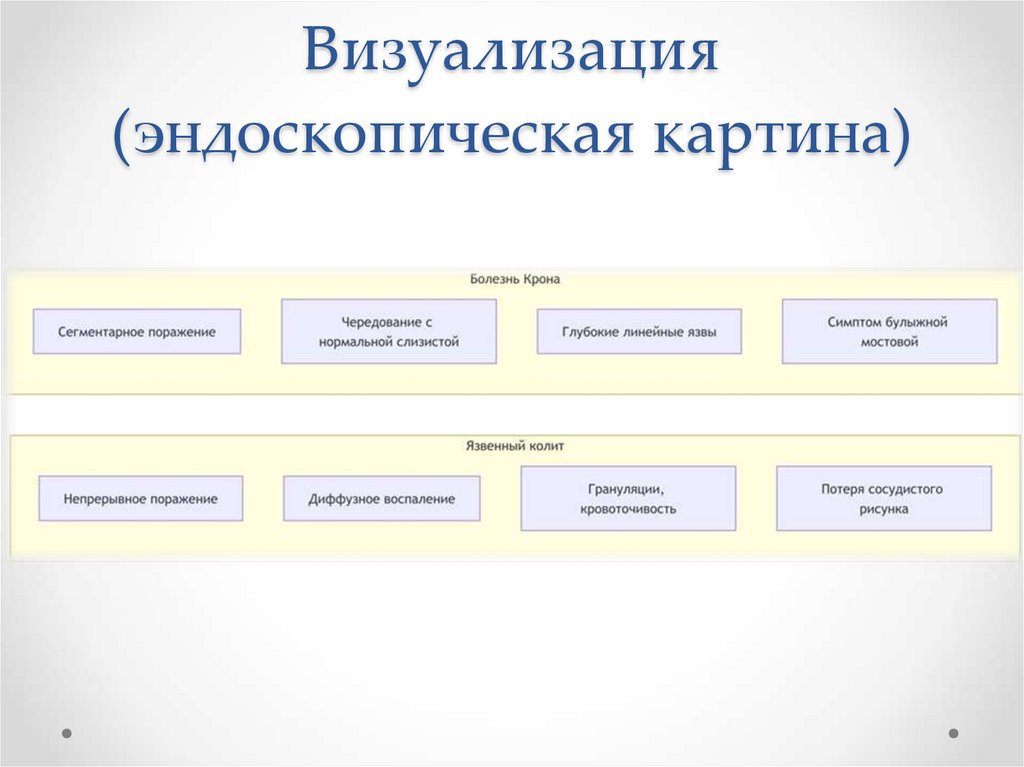 Визуализация (эндоскопическая картина)