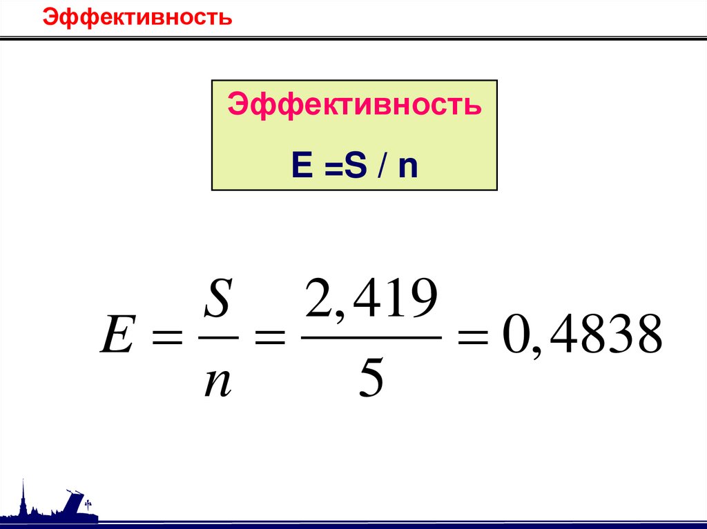 Эффективность